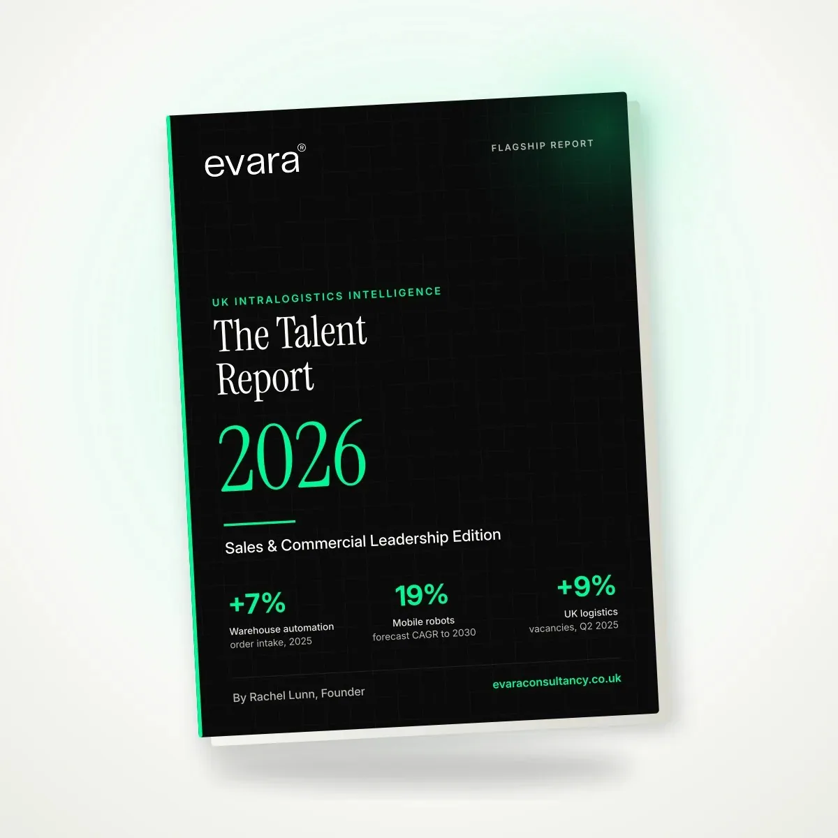 Evara Talent Report 2026 cover design